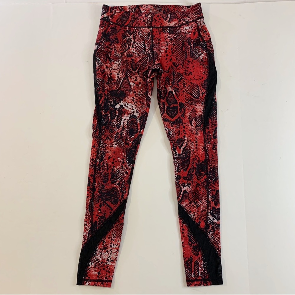 Human Performance Engineering Red Snakeskin Leggi… - image 4